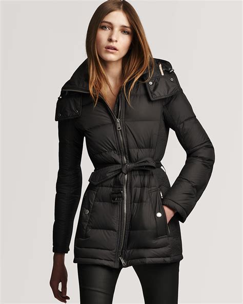 burberry mareton puffer|Burberry Brit Mareton Down Puffer Coat Women .